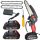  Мини акумулаторен верижен трион 6" 2xAKU 1.5Ah