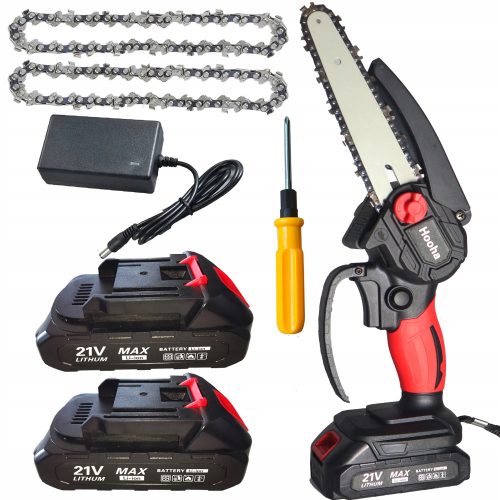  Мини акумулаторен верижен трион 6" 2xAKU 1.5Ah