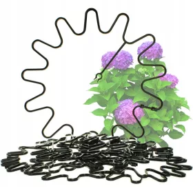  Черни щипки за растения 10 бр.