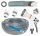  Градински маркуч Polix P6176B40125036P 1/2" 50м