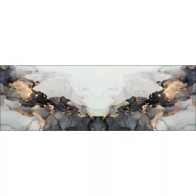   ФОТОТАПЕТ ЗА КУХНЯ ЧЕРНО БЯЛ МРАМОР 260x60 см