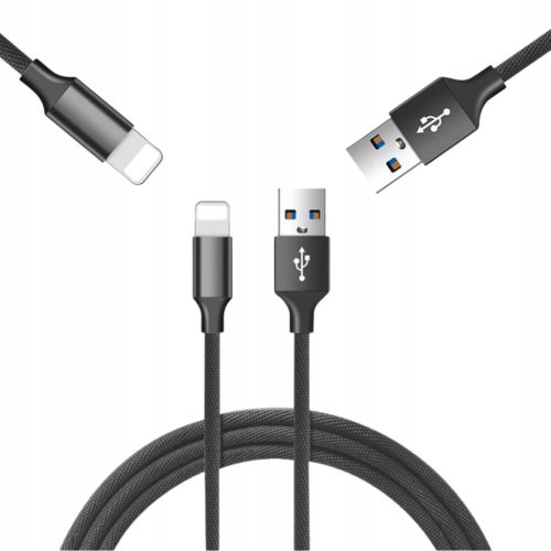  Vayox USB - Apple Lightning кабел 1,5 м сив