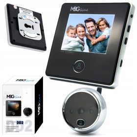   Електронен визьор MBGLine 22 mm / 32-120 mm / 90 ° + USB КАБЕЛ MICRO(M)->USB-A(M) 2.0 0.5M ЧЕРЕН