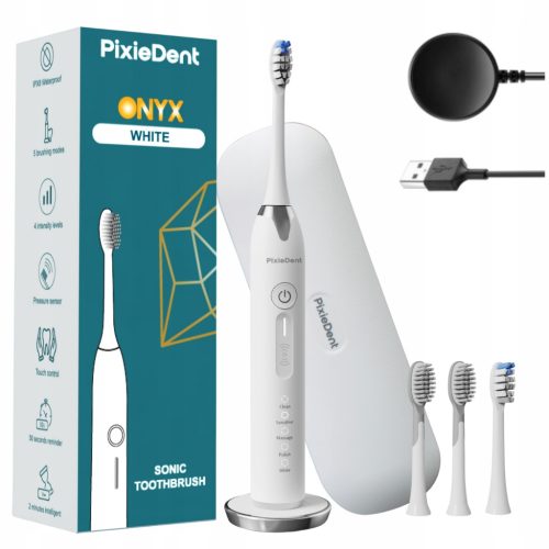  Звукова четка за зъби PixieDent ONYX White