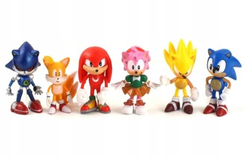  Фигурки на таралежа Rongzou Sonic 6 части