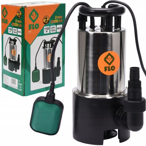  Потопяема помпа Flo 1100 W 20 000 л/ч