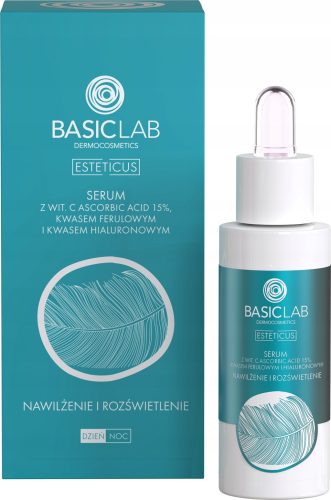  BasicLab Esteticus хидратиращ и озаряващ серум за лице 30 мл
