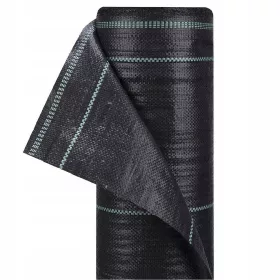   Агротекстил - Земеделска тъкан за мулчиране (против плевели) Eco Garden черна 80 x 10000 cm 90 g/m²