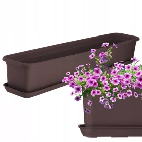    Балконска кутия 83 х 17,9 см, пластмаса