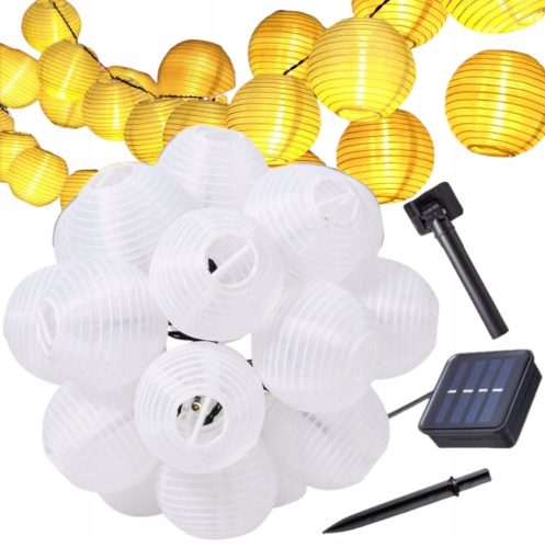  Декоративен градински соларен гирлянд с 20 LED фенера