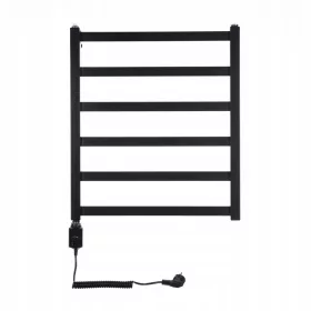   Електрически радиатор за баня Vinolli 300 W 530 х 600 мм черен