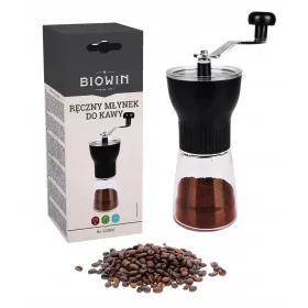    Ръчна мелничка Browin, стъкло, 35 g, черна