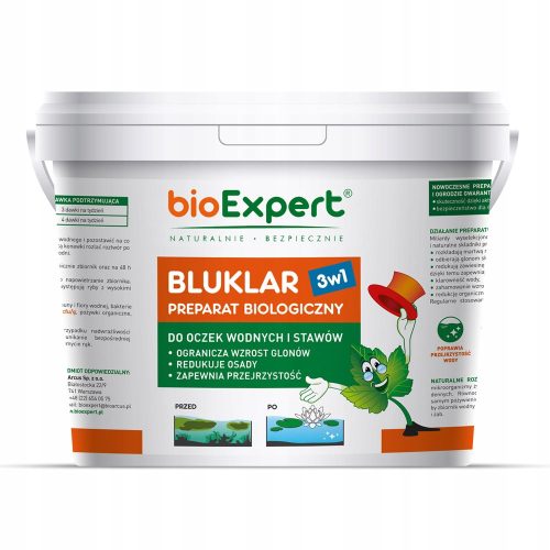  BLUKLAR 3кг езерни бактерии ЗА УТАЙКИ И ВОДОРАСЛИ