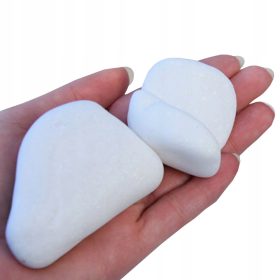   Чакъл и декоративен камък - Бели градински камъни 15 кг