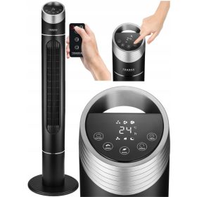    Черен колонен вентилатор Transa Electronics BlackFun