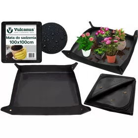   Градинска тента, сенник - Rolmarket VUA280R подложка за засаждане, черна, 100x100 см