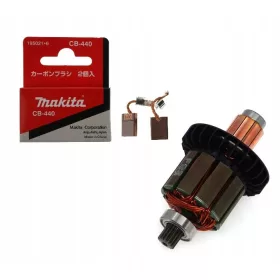    Ротор Makita 619583-5 + четки CB-440 за отвертка DDF482 BDF 482 DDF