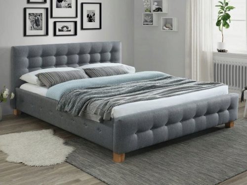  Традиционно легло Signal Beds 168 x 216 см нюанси на сивото