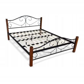    Единично дървено легло Halmar Violetta 120x200 череша