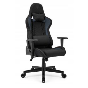    Игрален стол Sense7 Spellcaster, черен и син плат