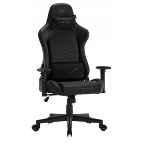  Въртящ се стол Sense7, черен