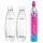  Комплект SodaStream 2 бутилки с предпазители, бели + цилиндър