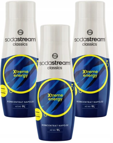  Комплект овкусен сироп SodaStream Xtreme Energy 440 мл 3 бр.