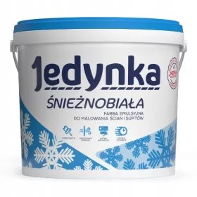   Акрилна боя за стена Jedynka 10 л, бял мат