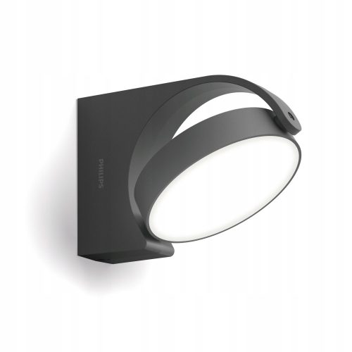  Градинска лампа Philips, тъмна пепел, графит, интегриран 7 W LED източник