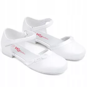   Wojtyłko момичешки обувки за причастие 5B23711B, размер 35, бели