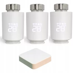   TUYA Zigbee 3X радиаторен термостат + портал за главина