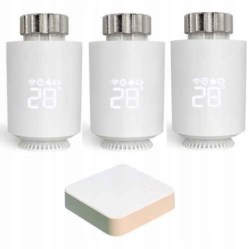 TUYA Zigbee 3X радиаторен термостат + портал за главина