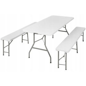   Градинска маса - Маса Sevico, пластмасова, правоъгълна, 180 x 74 x 75 см