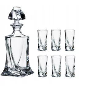   Кана за вода - Bohemia Quadro Crystalite комплект 0,5л