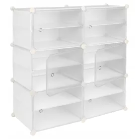    Шкаф за обувки Gockowiak 88 x 94,5 x 32 cm бял