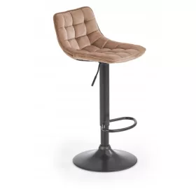    H95 кадифе бежов регулируем бар стол и бар стол