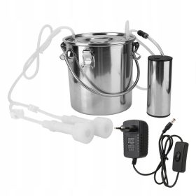   5Л ЕЛЕКТРИЧЕСКА ДОИЛКА ЗА ДОЕНЕ НА КОЗИ КОМПЛЕКТ