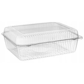   Съдове за еднократна употреба - Големи PET пластмасови съдове за торти и храна