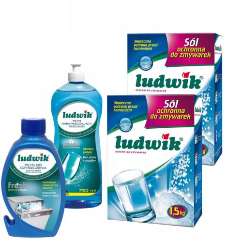 Ludwik препарат за почистване на съдомиялни машини 0,25 л 0,25 кг