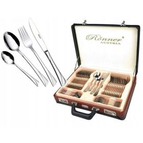   Комплект прибори за хранене - Комплект прибори Rossner Gloss 72 бр.