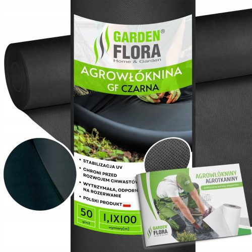 Агротекстил - Агротекстилно мулчиране (против плевели) GF Agro черно 110 x 10 000 cm 50 g/m² + РЪКОВОДСТВО ЗА АГРОНЕТЪКАН ПЛАТ GARDENFLORA AGROTEXTRAINTS Колективна работа