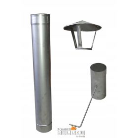   Тръба 1м покривен комплект за фурна за хляб