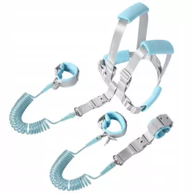    Колани за обучение на ходене, нюанси на сиво и сребристо