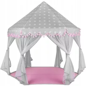   Палатка за деца, замък, дворец РОЗОВА ПАЛАТКА КЪЩА ДВОРЕЦ ЗАМЪК ЗА ДЕЦА 12 м +