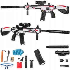    ГЕЛ ГЕЛ ТОПЧЕТА ПУШКА АВТОМАТИЧНА M16 416 BIG