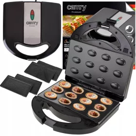    ТОСТЕР ЗА ФЪСТЪЦИ 3в1 ГРИЛ ПАНИНИ 1000W