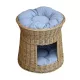  WICKER BOOTH плетена къща LEGOWISKO възглавница