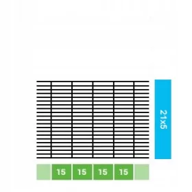   МРЕЖА ЗА ГОРСКА ОГРАДА 100/21/15 L + СКОБЛЕ 50м