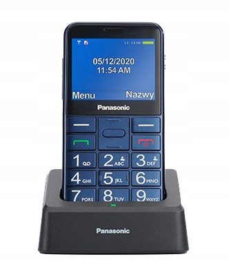  Мобилен телефон Panasonic KX-TU155 64MB/0KB 2G син