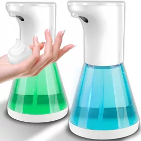   Безконтактен стоящ дозатор за сапун Retoo 480 ml бял